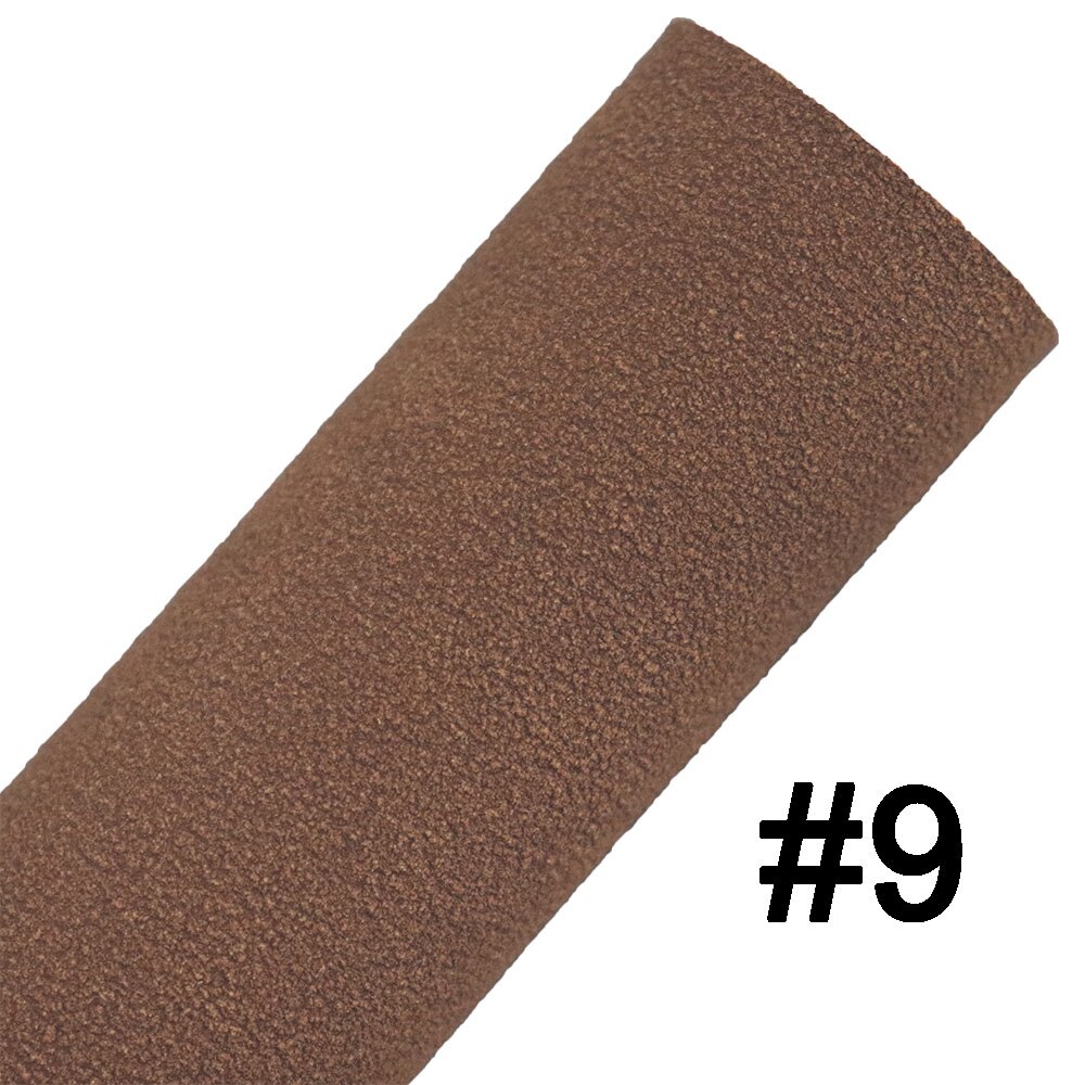 30X134Cm Roll Plain Kleur Frosted Suède Zool Faux Syntetic Leer Stof Materiaal Voor Haarelastiekjes Oorbel Handtassen diy KY008: KY008 - 9