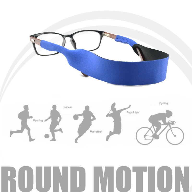 Cuerda flotante para gafas deportivas, cordón para gafas de deporte al aire libre, soporte para gafas, correa para el cuello, gafas de lectura, cadena
