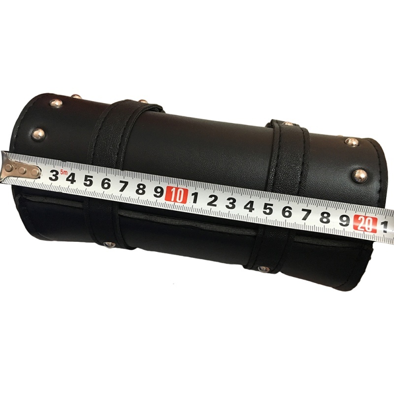 Sacoche de moto universelle sac à outils étanche sangle de montage sac de rangement rond pour moto HD Suzuki Kawasaki