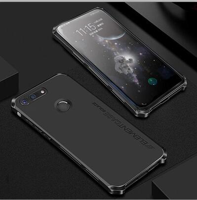 Metalen Frame Telefoon Geval Voor Huawei honor View 20 Dunne Hard Aluminium Hybrid PC Shell Voor Huawei honor View20 Gevallen honor view20: All Black