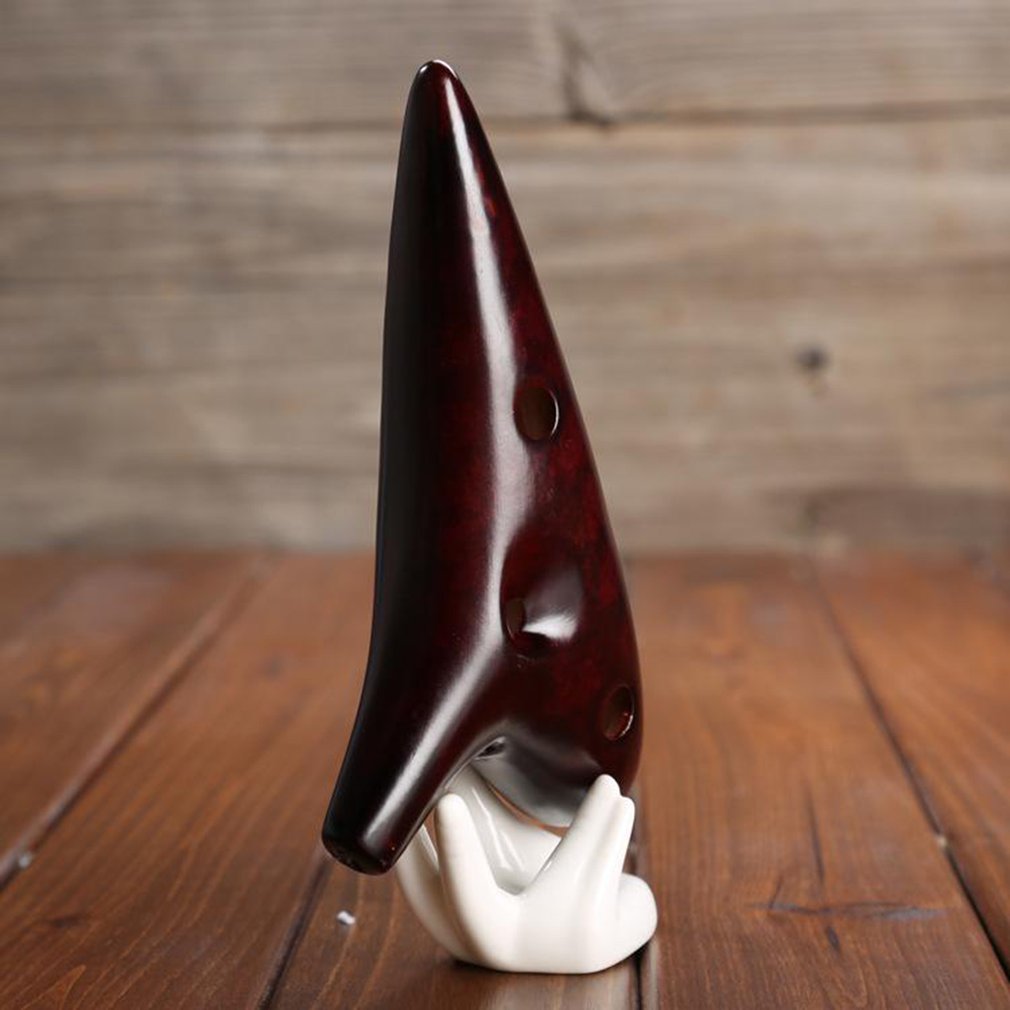Twaalf gaten ocarina etnische muziekinstrumenten schilderachtige gebied verkoop beroep voor het maken van beginners lesgeven zuiver helder geluid
