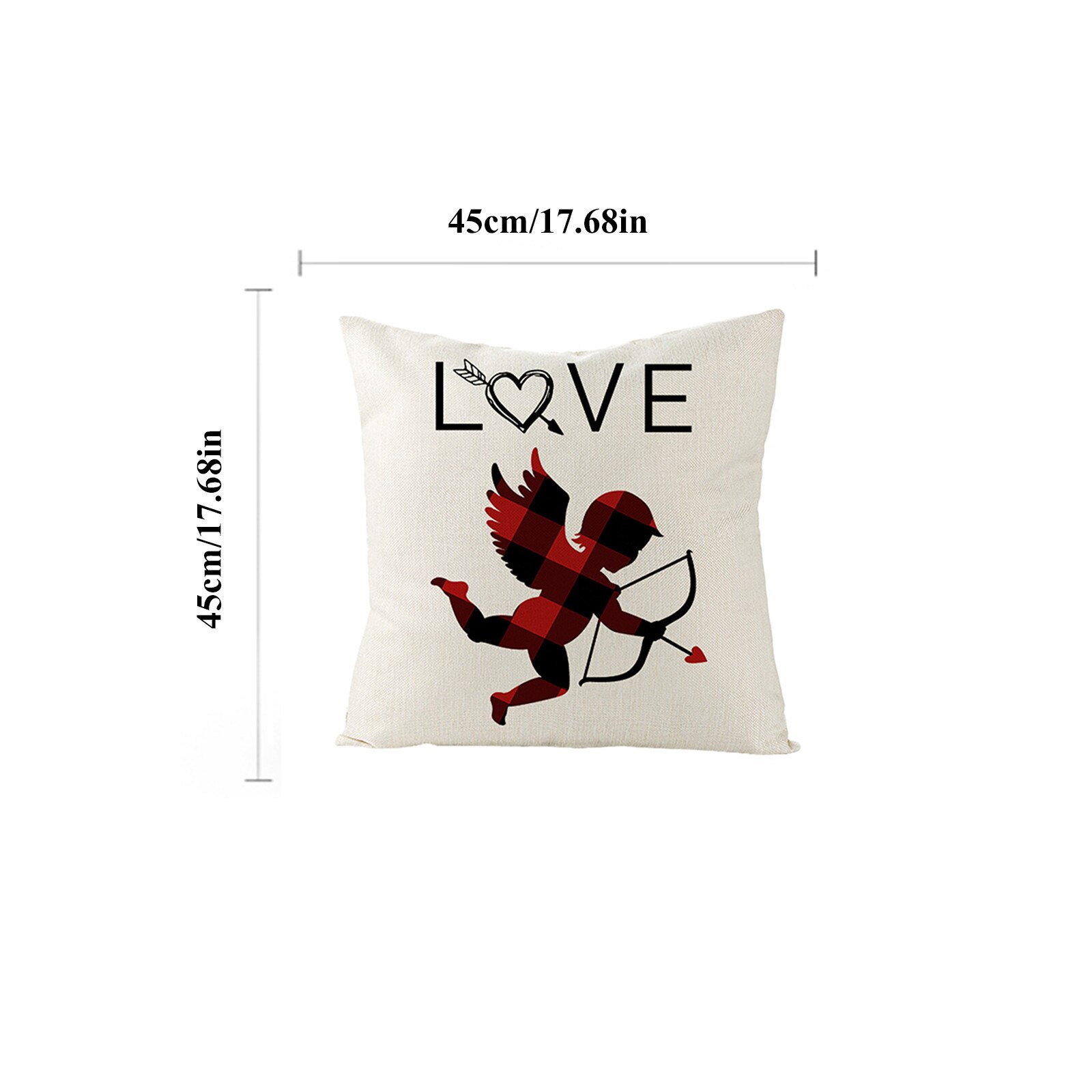 szczyt sprzedaży 4pc walentynki poszewka na poduszkę bawełna rzuć plac poszewka sofa poszewka na poduszkę dekoracja pokoju Dropshipping