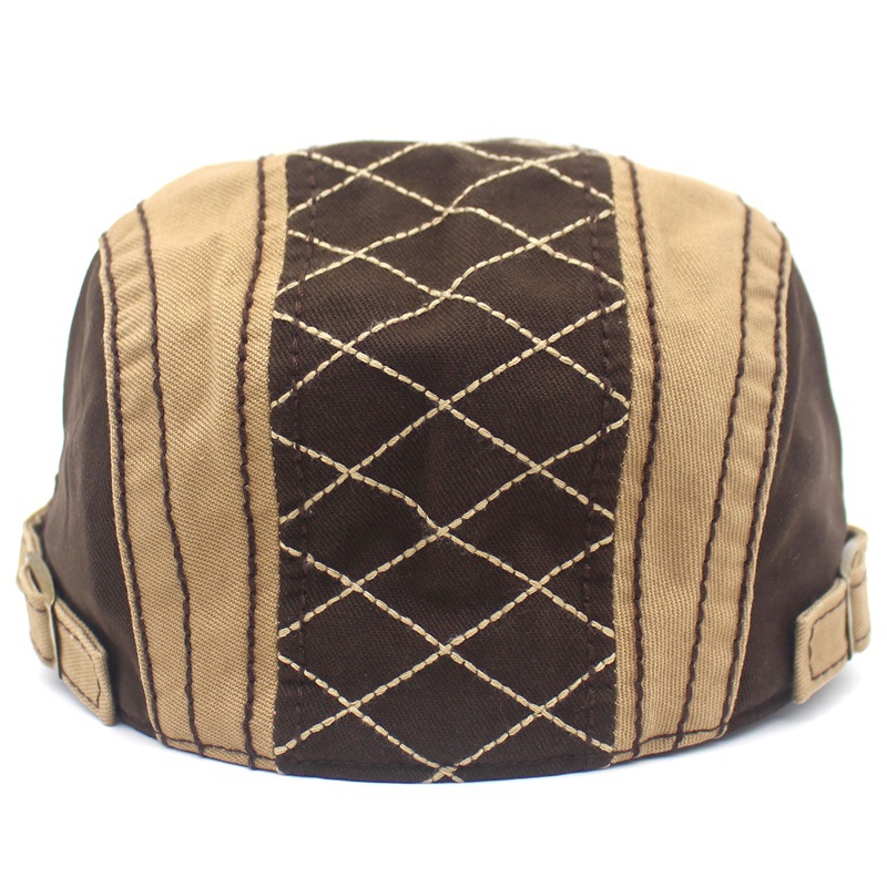 Mode Zomer Baretten Caps Voor Mannen Toevallige Piekte Caps Borduren Retro Baretten Hoeden Vader Hoed Pet Cap