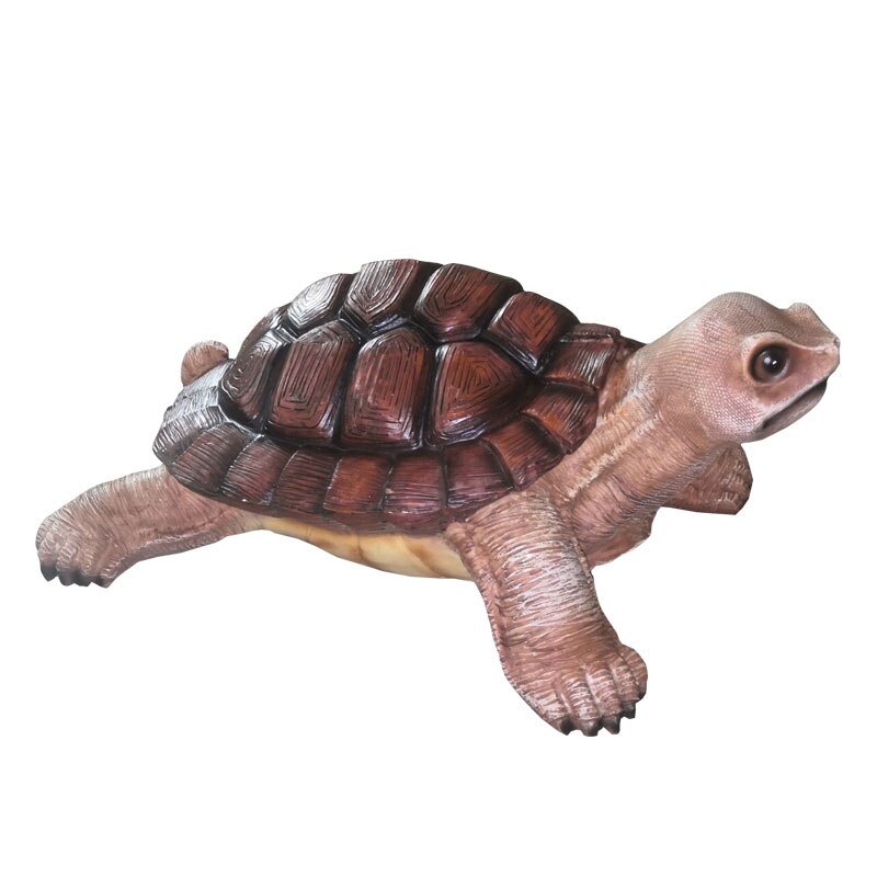 Simulation Floating Turtle Sculpture Ornaments Outdoor Courtyard Pond Micro Landscape Statue Crafts Garden Pool Decor