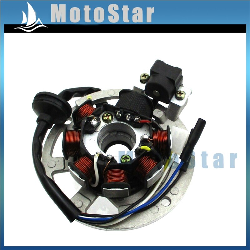 Estator Magneto de encendido de 5 cables, 7 bobinas para Scooter de 2 tiempos Yamaha JOG Minarelli 50 50cc 90 90cc