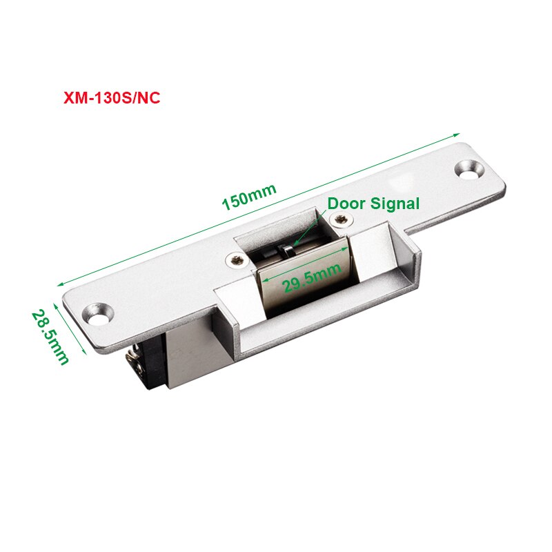 DC12V Electric Door Lock Standard Heavy Duty 500KG Holding Force Fail Safe Fail Secure Electric Strike Lock With Door Signal: YS-130S-NC