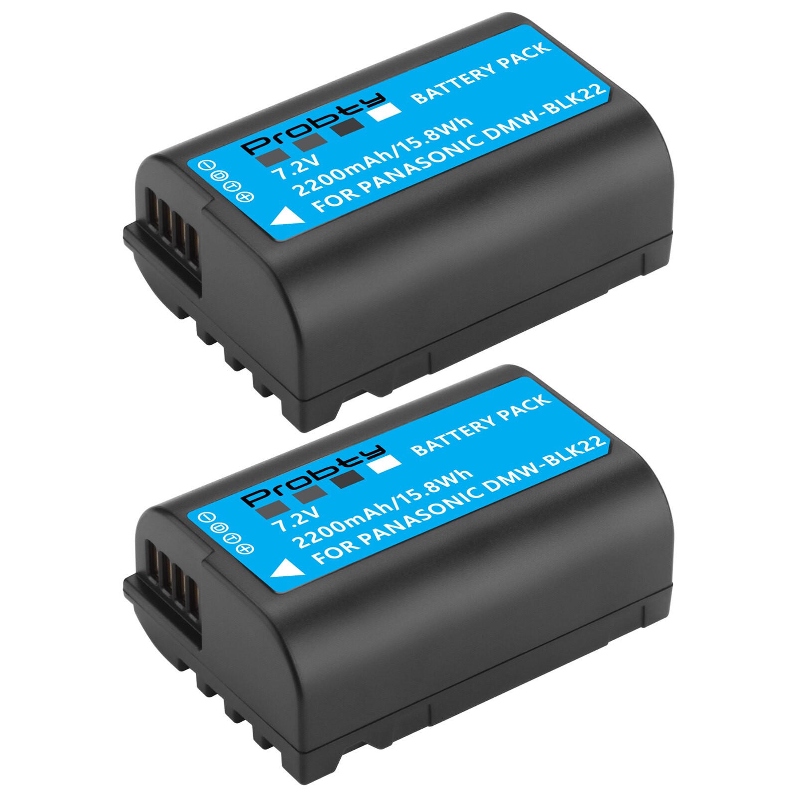 DMW-BLK22 DMWBLK22 BLK22 batería para Panasonic LUMIX DC-S5 DC-S5K o LED cargador: 2 Pcs Battery