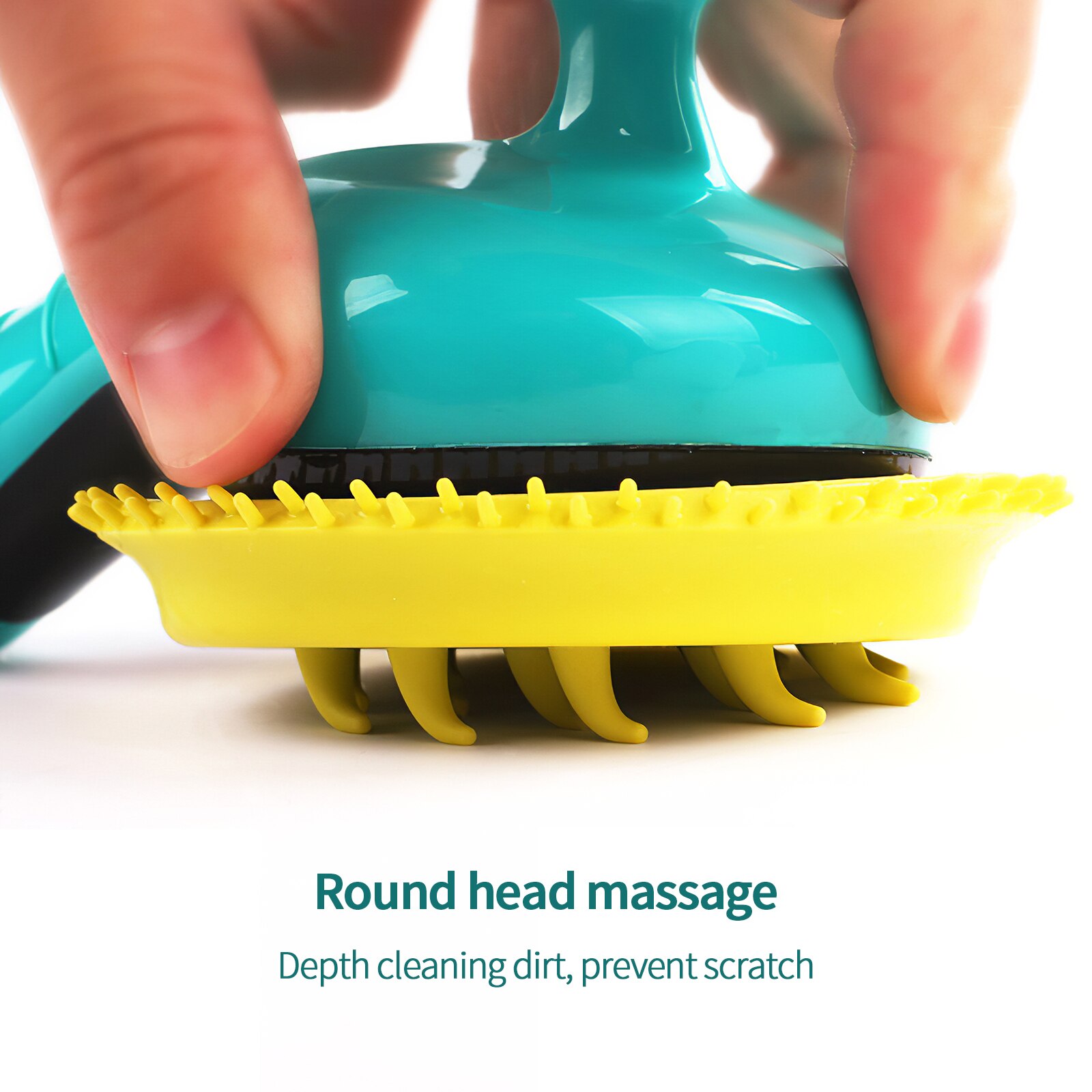 Hond Bad Sproeier Puppy Honden Katten Wassen Grooming Bathing Massage Borstel Handheld Douche Sproeier Grooming Gereedschap