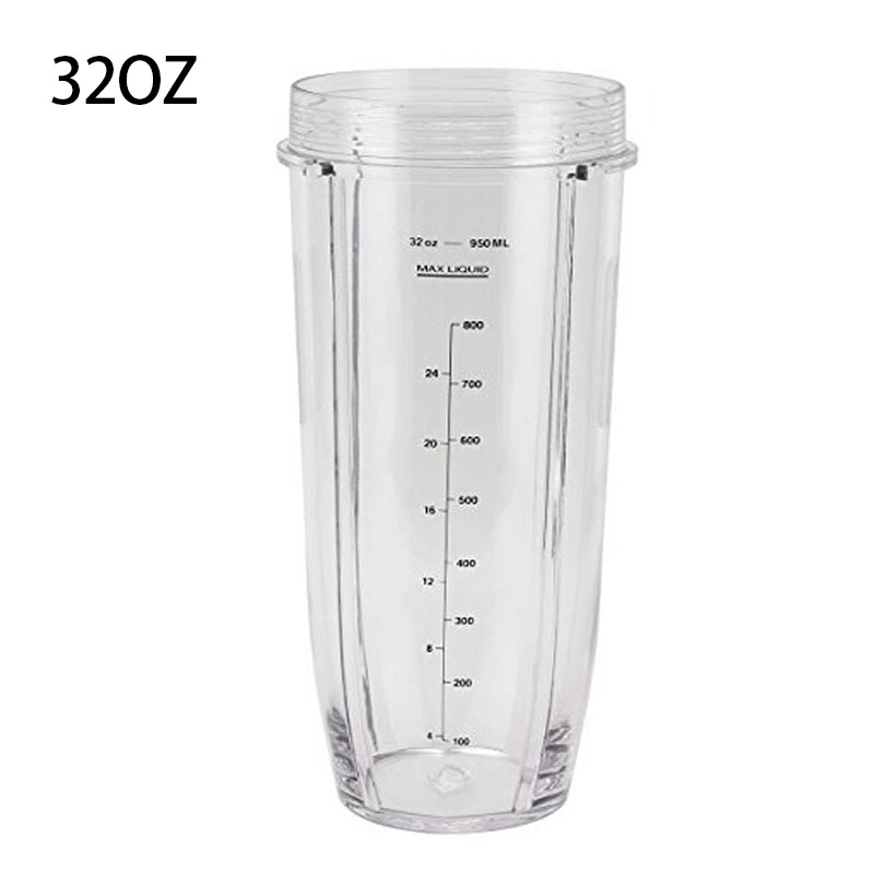 6 Vinnen Blade 32Oz Juicer Cup Met Uitloop Deksel Onderdelen Voor Ninja Blender BL610 1000W Vervanging Power Motor base