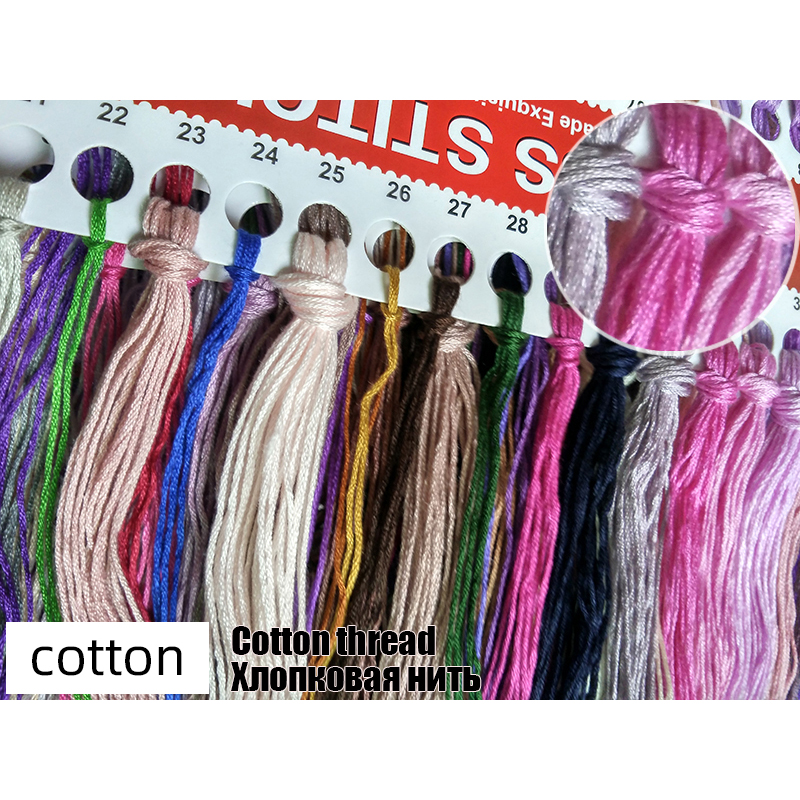 11CT filo di cotone kit punto croce fai da te auguri ricamo ricamo impostato tela stampata punto croce impostato decorazioni per la casa