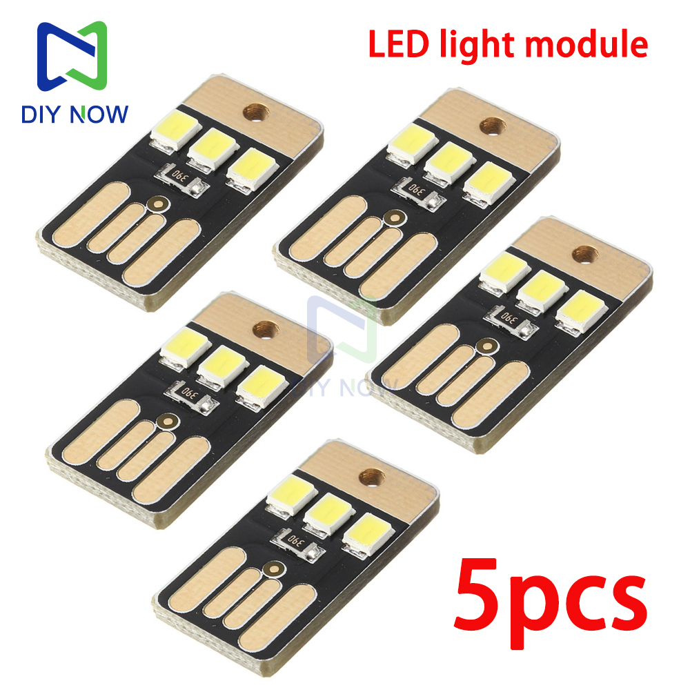 5 cps  dc 5v led-ljusemitterande modul 3 led-usb-lampa zhengbai led-ljusemitterande modul mini ultratunn mobil usb-lampa