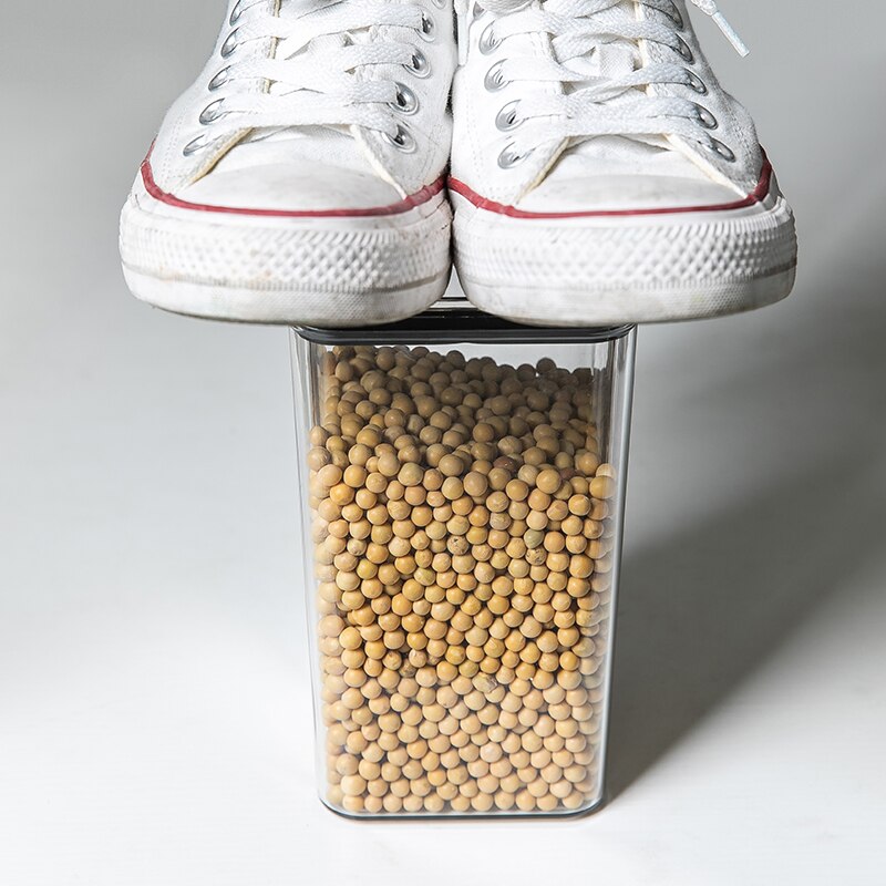 Mdzf potes plásticos selados, potes armazenamento de grão, cozinha, caixa de armazenamento, porca, grãos, tanque de armazenamento, organizador de alimentos doméstico