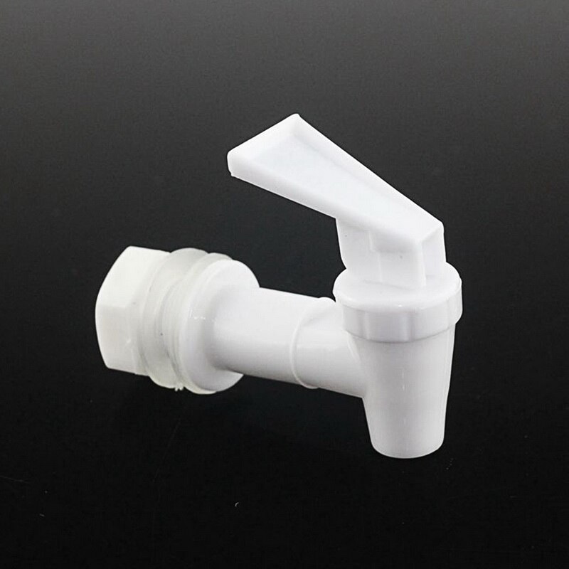 Vattenflaska dispenser plast tapp vatten ersättning flaska toppventil kran dispenser enkel enhet vit praktisk