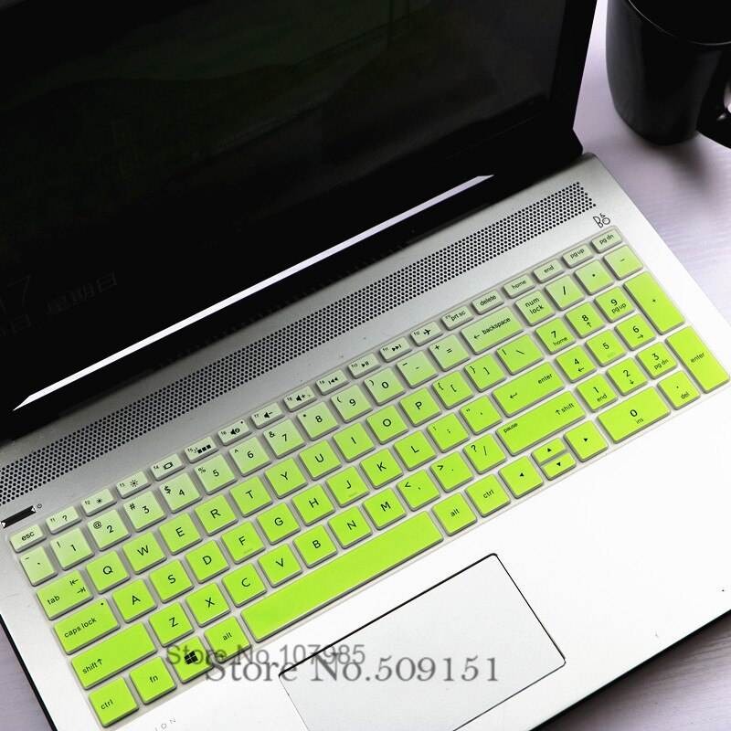 Dla HP Pavilion 15-dw serii 15-dw0008ne 15-dw0054 15-dw0035cl 15-dw0054nl dw0807nz 15 15.6 cal osłona na klawiaturę laptopa Protector: GradualGreen