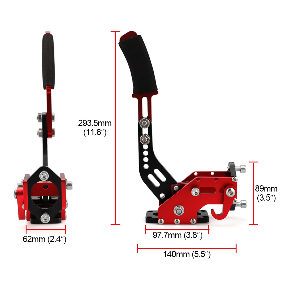 Universal racing håndbrems bil hydraulisk håndbrems drift håndbremse parkering håndbremser standard fargetilbehør