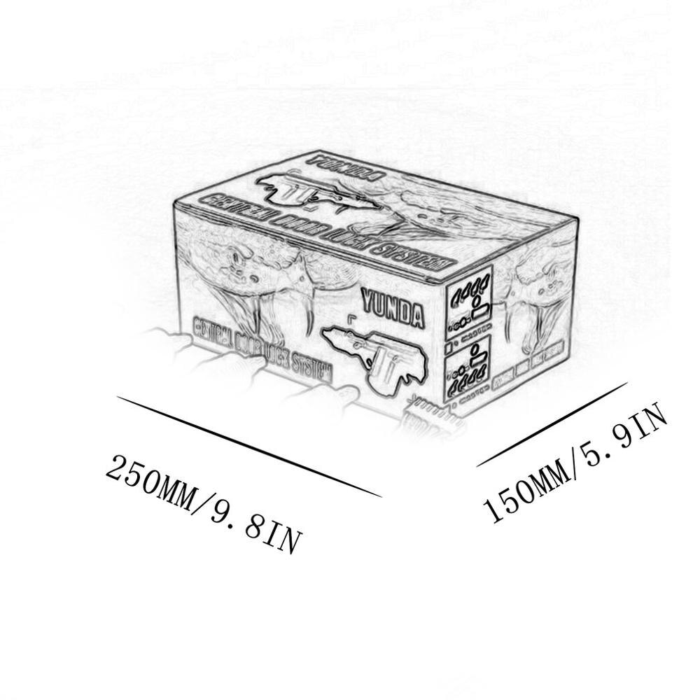Blokada drzwi samochodu system dostępu bezkluczykowy zdalna kontrola centralna zestaw blokujący z przyciskiem zwalniającym bagażnik z 4 siłownikiem zamka drzwi