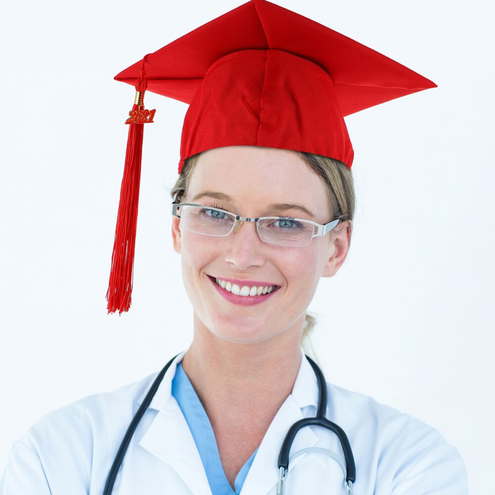 1 Pc Practical Graduation Cap Meaningful Bachelor Hat Headgear (Free Size)