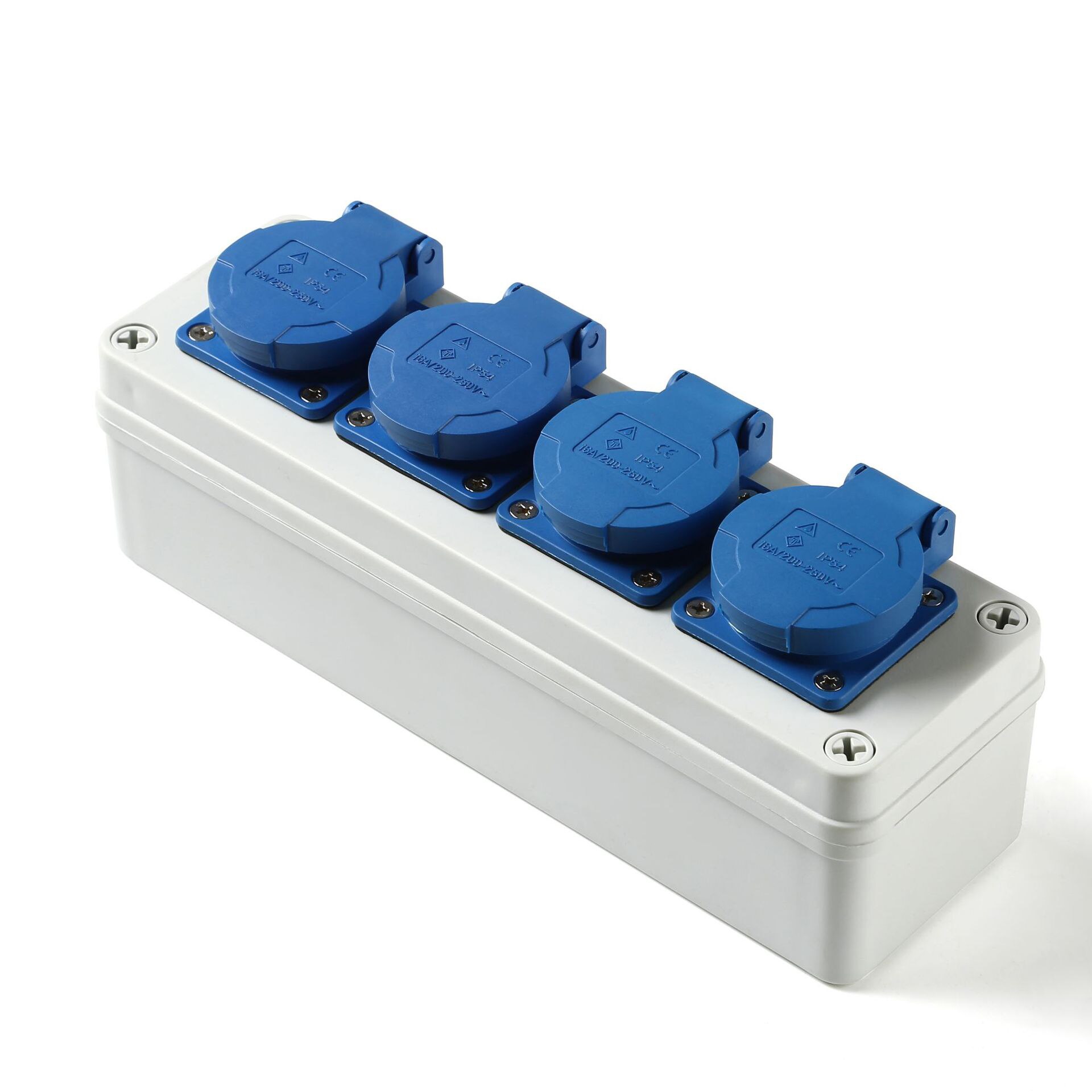 Outdoor waterproof portable switch with socket box 3 hole 16A multifunctional outdoor socket box electric car charging