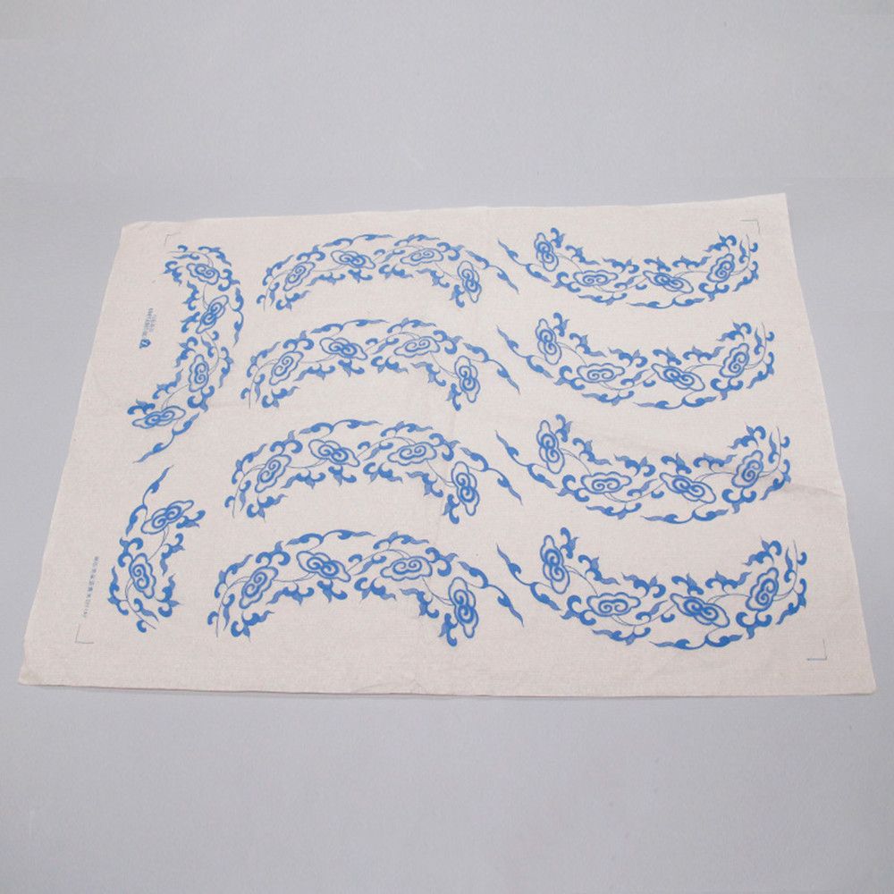 Arts Creatieve Keramiek Transfer Papier Aardewerk Accessoires Blauw En Wit Porselein Papier Glazuur Onderglazuur Bloem Papier: style4