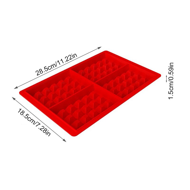 1 pz stampo per cialde in silicone fai da te cialda stampo per cottura al cioccolato torta fai da te Bakeware creatore padella accessori da cucina strumenti di cottura
