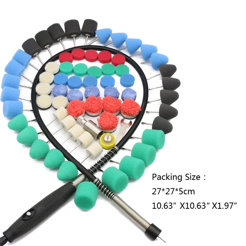 28 sztuk/69 sztuk mini szlifierka piękno samochodu detalowanie polerka Extention narzędzia L9CE