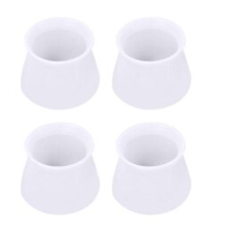 Universal silicone table and chair foot cover table foot pad table leg protector chair protection pad stool mute: Clear
