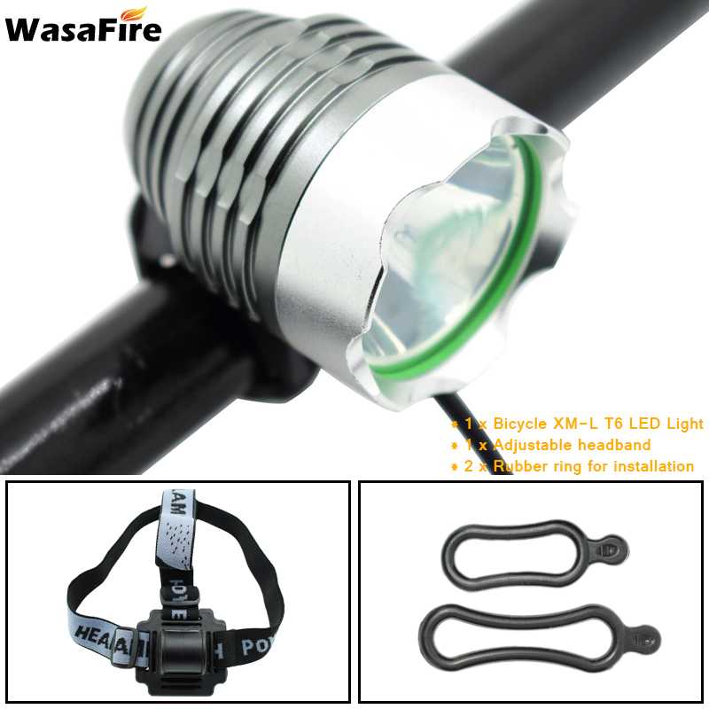 2000LM XML T6 portato luce per bicicletta ricaricabile luci anteriori per bici faro per montagna bicicletta faro per ciclismo 18650 torcia a batteria: Packag B