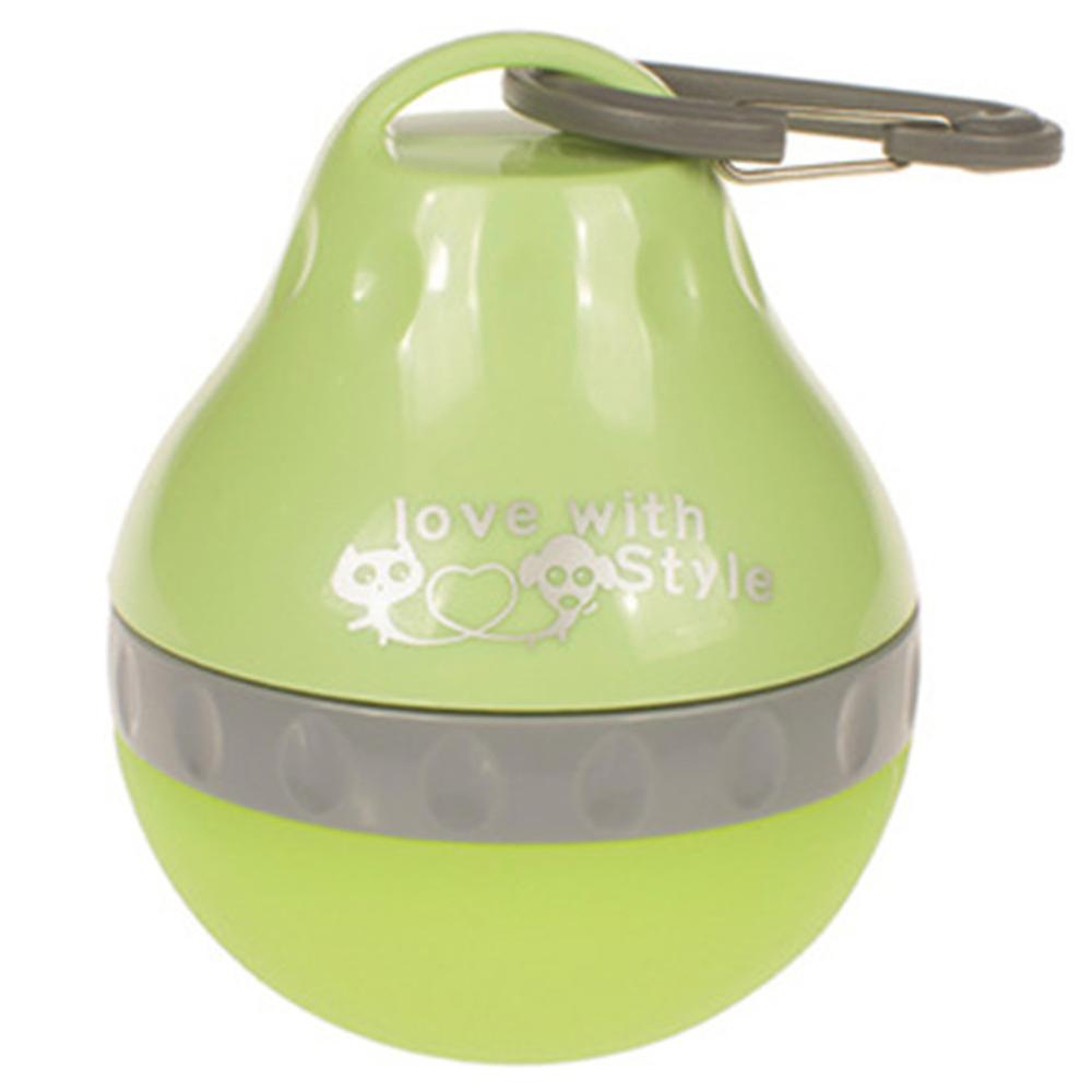 Bouteille d&#39;eau Portable de voyage pour chien, bol de gel de silice, distributeur d&#39;eau d&#39;extérieur pour animaux de compagnie, chiot chat, 200ML/400ML: Green / 400ml