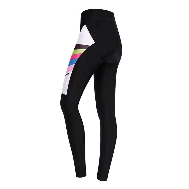Wosawe mtb fietsbroek dames fietsbroek heren pantalon vtt siliconen gel gevoerde reflecterende hardloopfitness gym fietsbroek