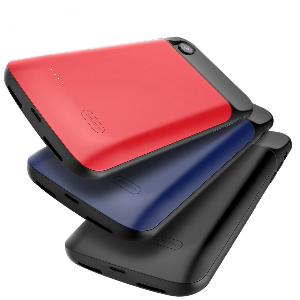 Funda de carga de batería externa para móvil, carcasa recargable de respaldo para iPhone X, XS, XR Max, 6s, 7, 8Plus