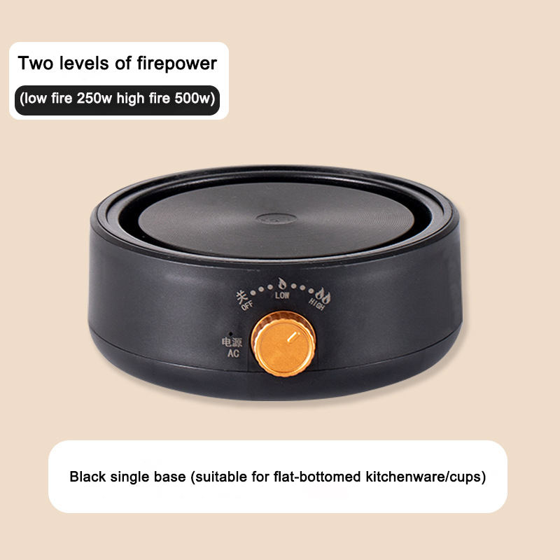 110V/220V Multifunctional Electric Pottery Stove Plate 500W Tea Brewer Water Boiler Coffee Moka Heating Furnace Stew Cooker: Dark Grey / UK