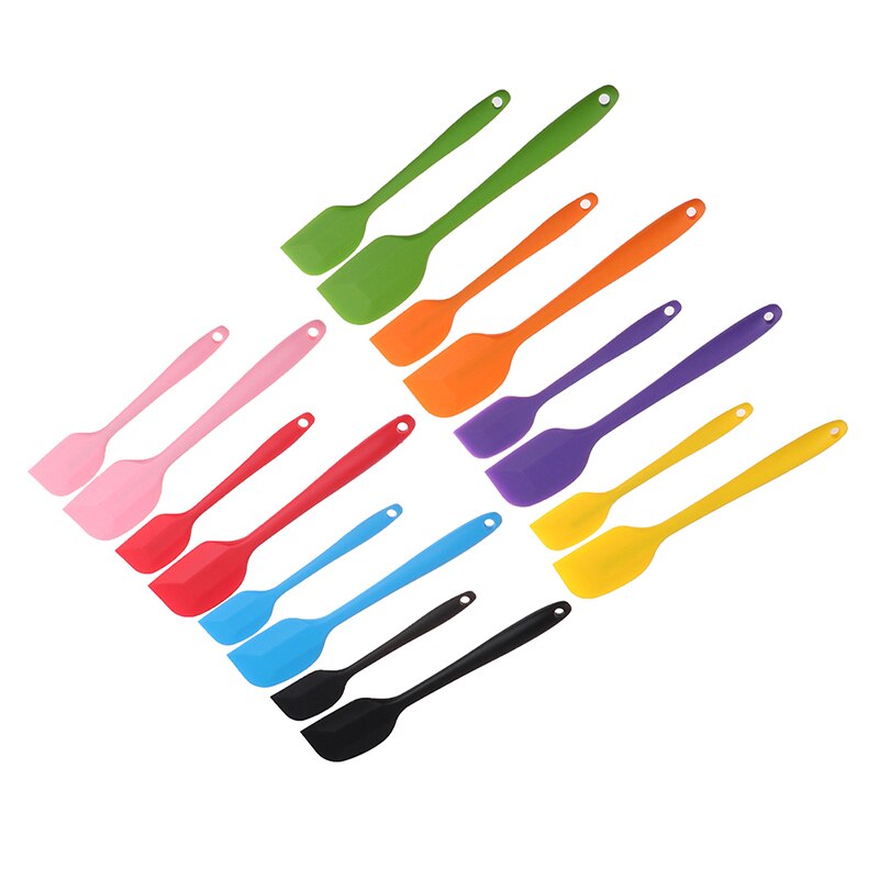 2pc siliconen schrapers beslag schraper borstel boter mixer cake kwasten bak keukengerei room cake spatel mixen