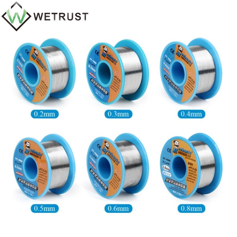 MECHANIC TY-V866 40g 0.2/0.3/0.4/0.5/0.6/0.8mm 63/37 Rosin Core Tin-Lead 183℃ Melting Solder Wire Welding Flux Iron Cable Reel