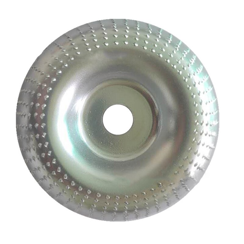 bois meule disque rotatif ponçage bois sculpture outil disque abrasif outils pour meuleuse d'angle 16mm alésage: 100mm silver