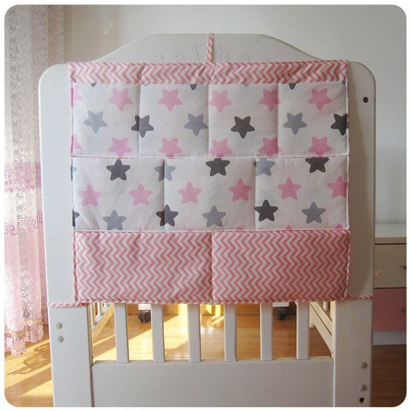Baby Beddengoed Sets Cot Opknoping Opbergtas Gedrukt Baby Beddengoed Flessen Luier Diversen Multilayer Zakken Bag: NO9