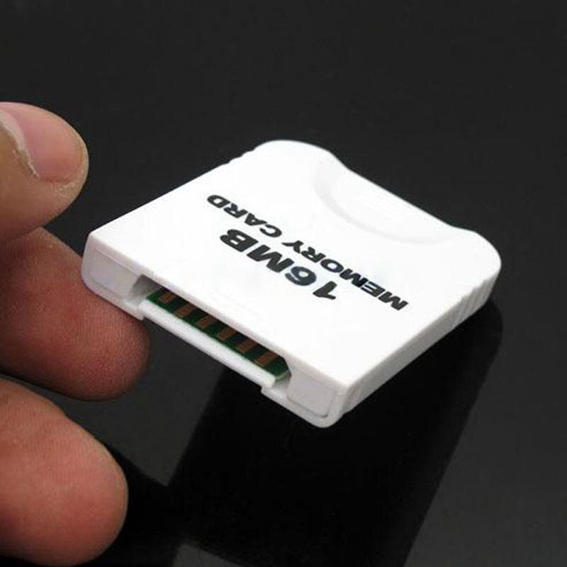 Witte geheugenkaart compatibel met wii en gamecube console