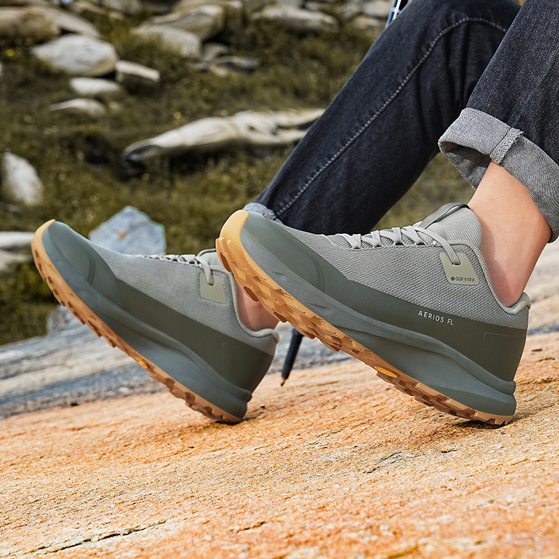 Sapatos de caminhada ao ar livre caminhada montanha antiderrapante casual impermeável tênis de borracha resistente ao desgaste acampamento respirável botas de caminhada