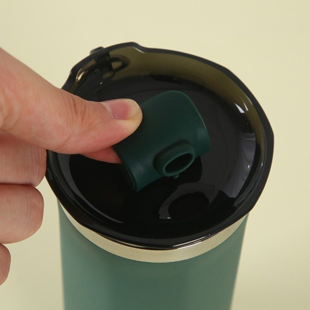 Portable 350ML/500ML Stainless Steel Insulated Cup Leak-Proof Double Wall Thermal Mug with Lid Coffee Mug Camping Use
