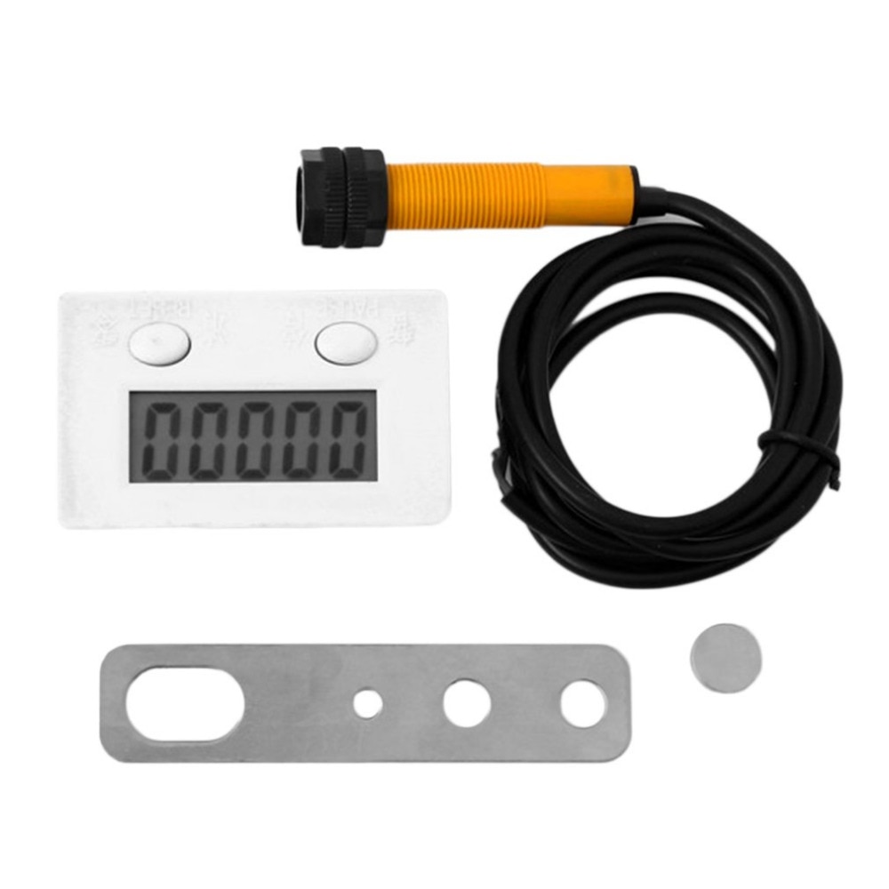 Neue 5-Ziffer Digital schlagen Elektronische Zähler Magnetische Induktive LCD Anzeige Nähe Schalter Runde Starken Magnet TT-5J