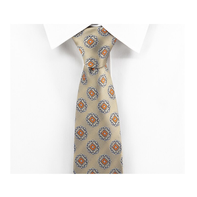 Jacquard 8CM Gentleman Tie Brand Formal Ties For Men Business Suit Work Necktie With Box