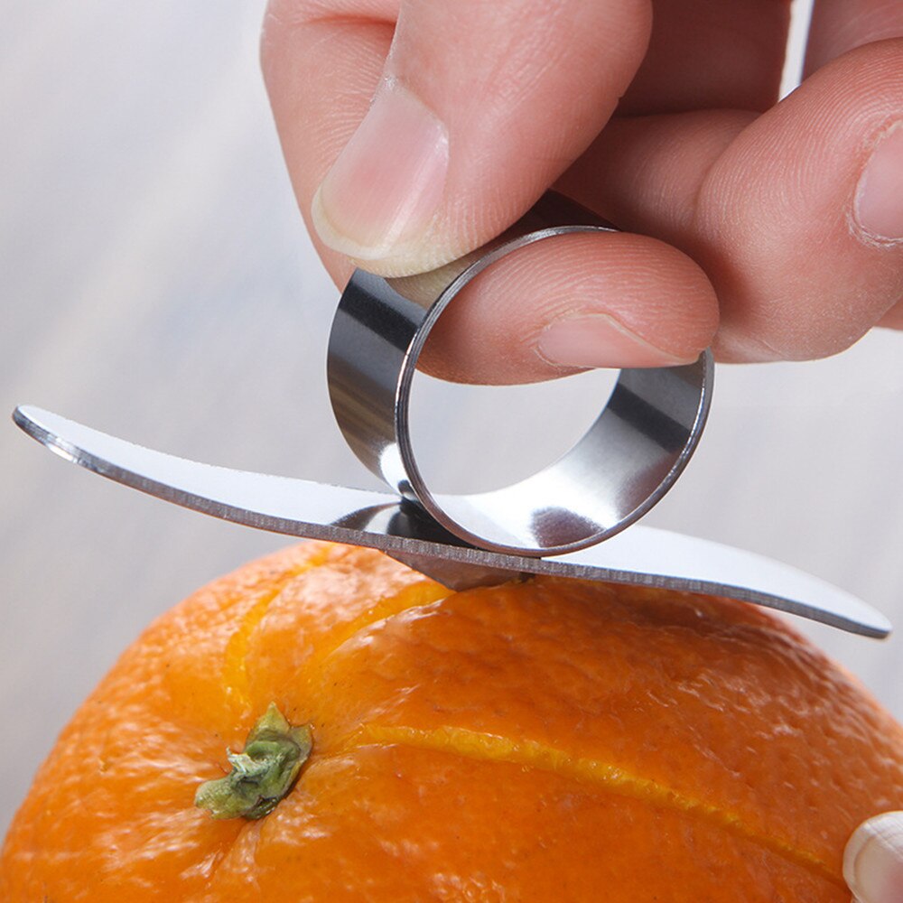 Stainless Steel Orange Peeler Lemon Citrus Fruit Peeler Skin Remover Orange Parer Peeling Tools Kitchen Accessories