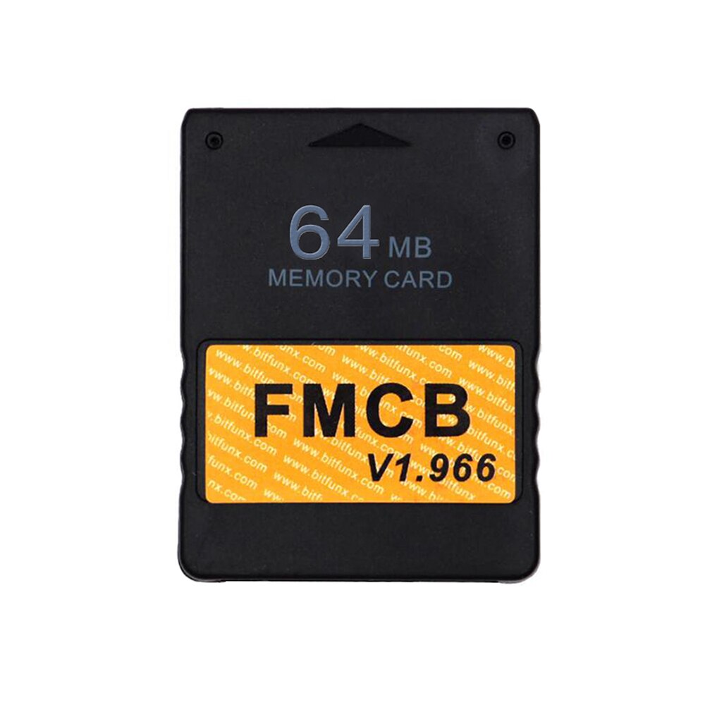 RGEEK klasyczny czarny v1.966 FMCB bezpłatny McBoot 8MB/16MB/32MB/64MB OPL karta pamięci na konsole robić gry PS2: 64MB FMCB