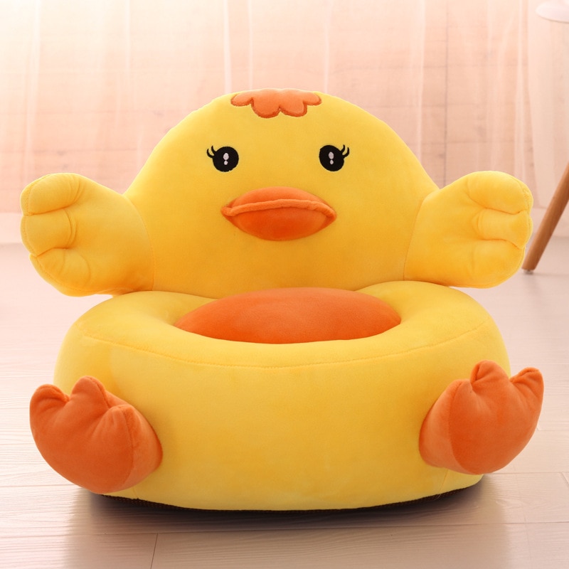 CYSINCOS Baby Kid Only Sofa Cover NO Filling Cartoon Seat Infant Chair Seat Puff Skin Children Seat Chair Cover For Sofa Folding