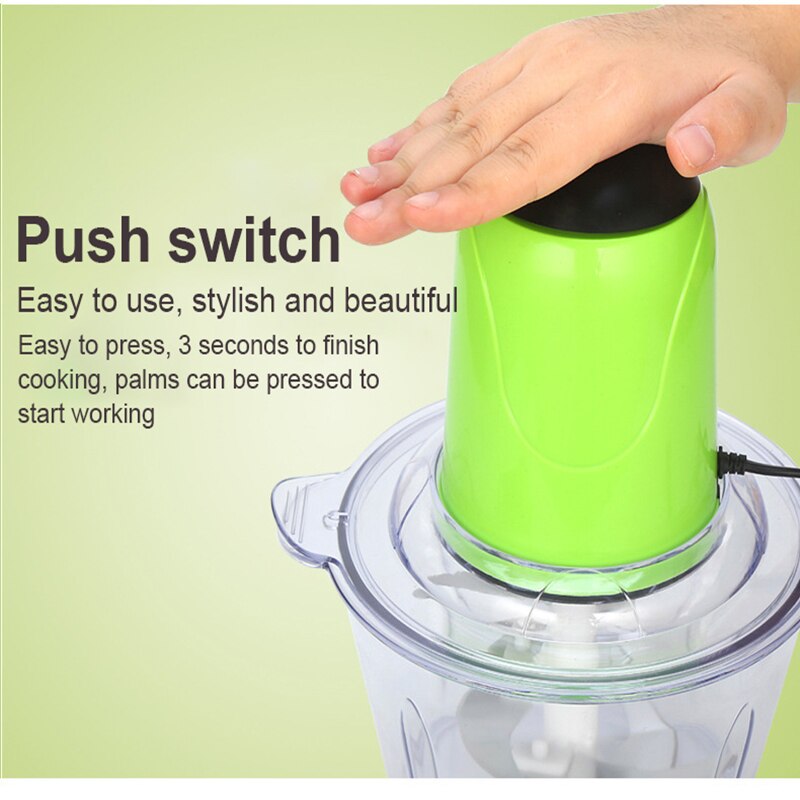 2L Electric Blender Kitchen Meat Grinder Shredder Multifunctional Household Food Processor Blenders Mixers Grinder