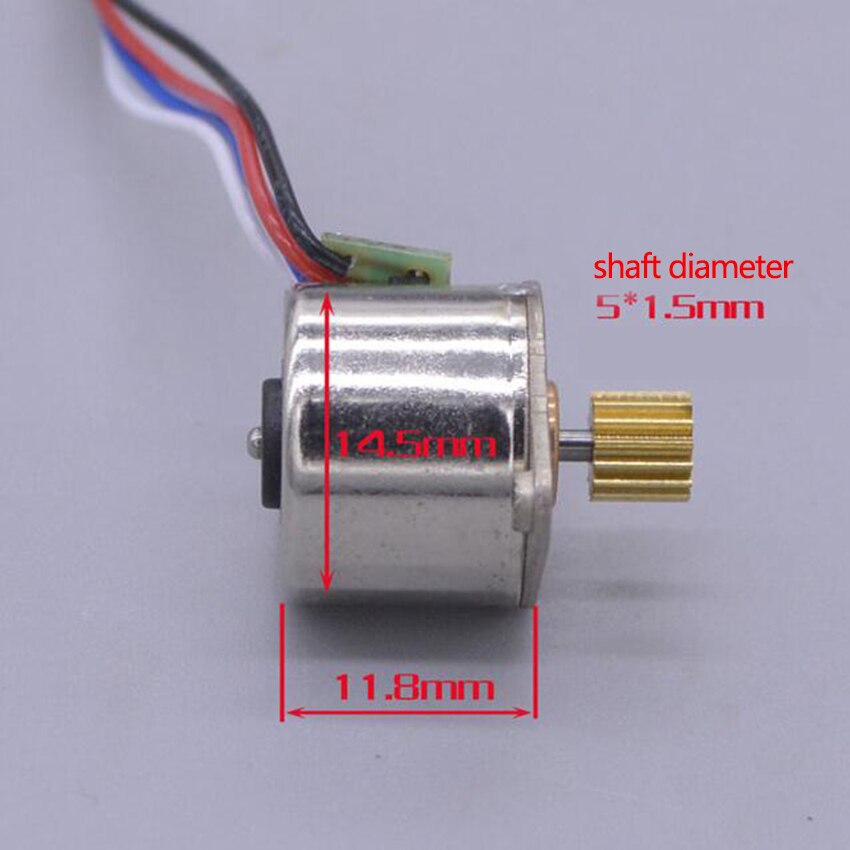 1pc Japan shaft dia 15mm Micro stepper motor 2 phase 4 wire stepper motor 18 degrees 14.7 Euro