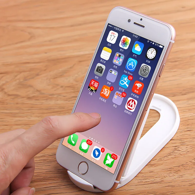 1pc Foldable Cell Phone Stand Adjustable Desktop Phone Holder Universal Portable Travel Mobile Phone Holders for Business