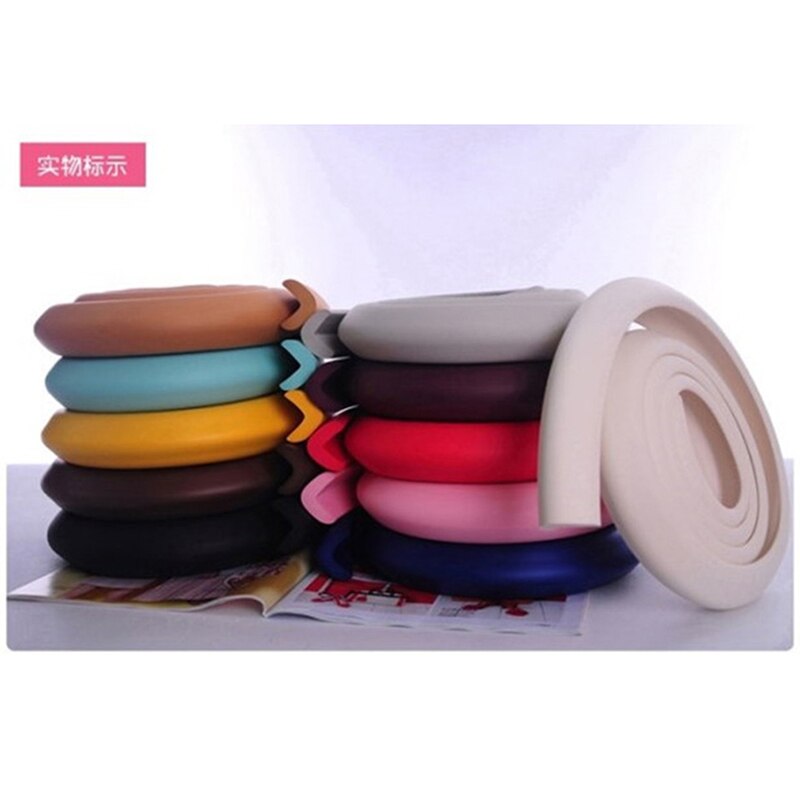 Productos de seguridad para niños y bebés, borde de mesa de vidrio, tira de protección de muebles, barra de choque de terror, parachoques de espuma, Protector de colisión de 200cm