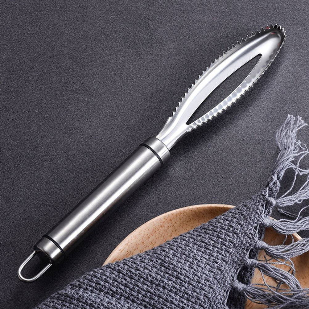 4Stck Fisch Scaler Edelstahl Küche Hause Dauerhafte Schäler Reinigung Werkzeug Fisch Haut Schaber Reiben Fisch Skala Reiniger Entferner