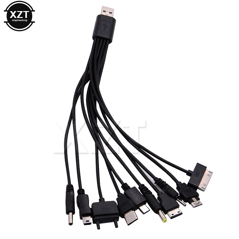 10 in 1 Universal USB Multi Charger Retractable Phone Cable For Various Cellphone Charging Cable Cord