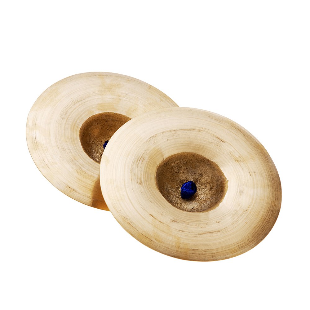 15 cm/5.9in Mini niños pequeños de cobre mano platillos Gong Band ritmo Beats percusión instrumento musical de juguete